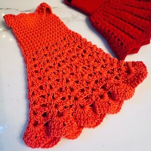 Crochet Doll Dresses Set